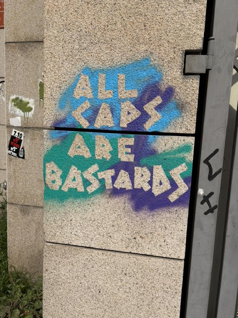 Grafitti in Tel Aviv