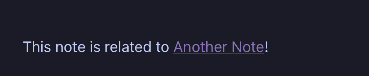 Another Note