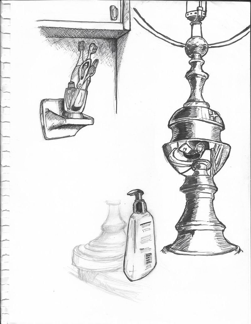 page from sketch book.