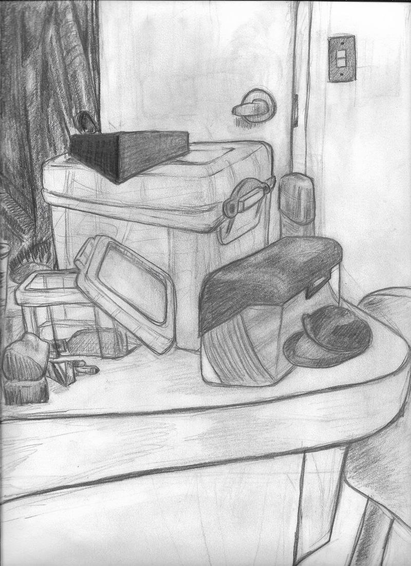 page from sketch book.