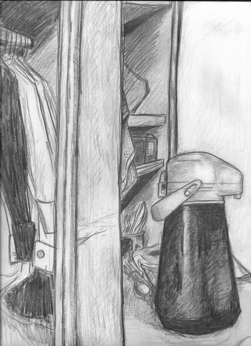 page from sketch book.
