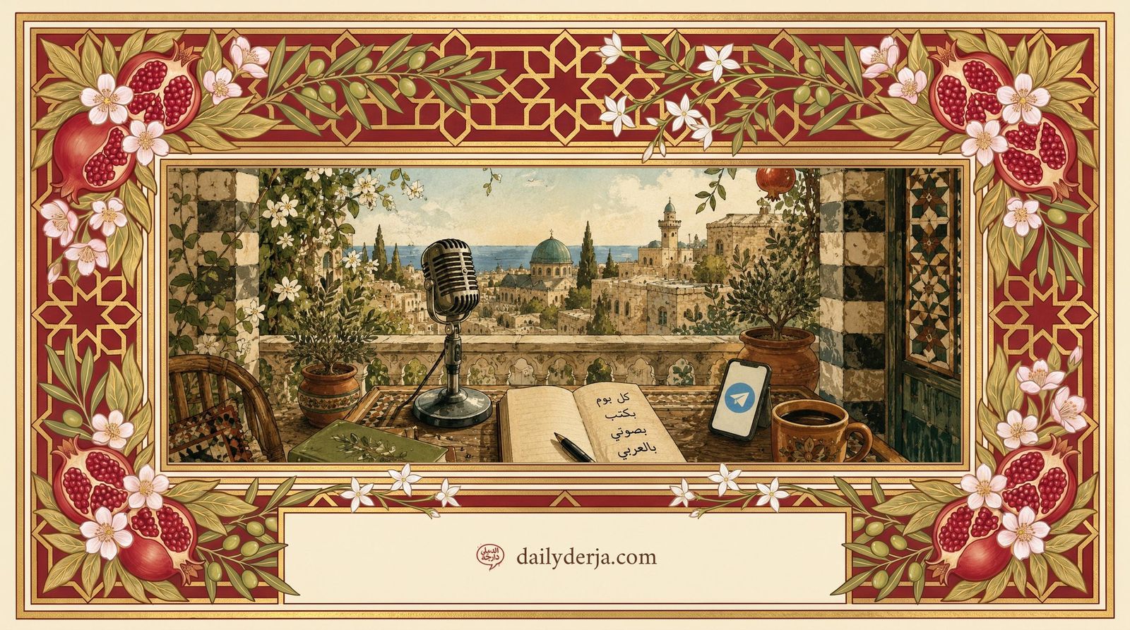 Talking, Not Typing: A Telegram Bot for Posting in Arabic
